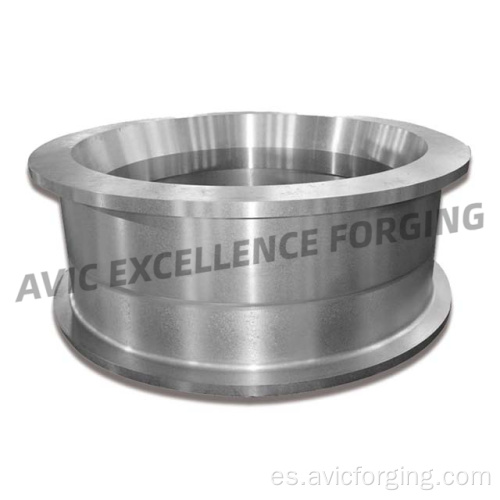 Aleación de titanio anillo enrollado sin costuras para equipos de presión